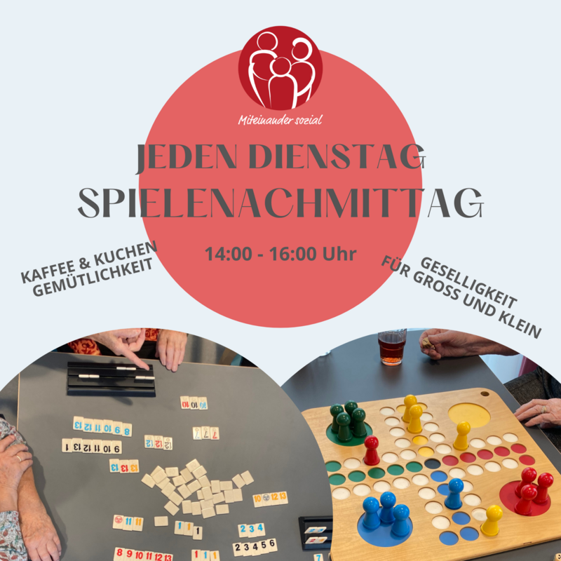 Spielenachmittag Begegnungszentrum